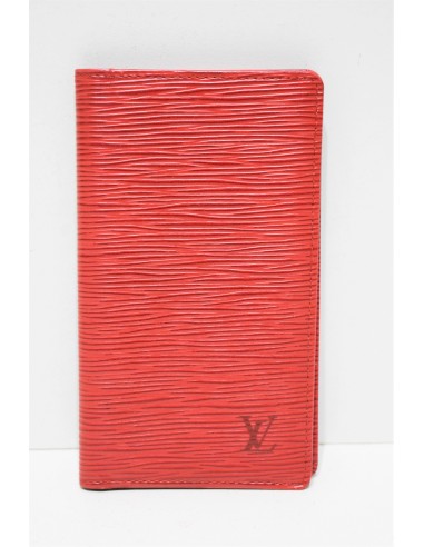 Louis Vuitton, Couverture Agenda long en cuir épi rouge Vous souhaitez 