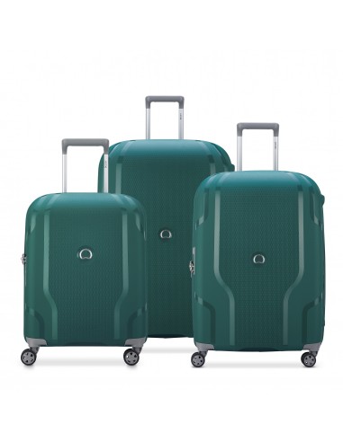 CLAVEL - Set 3 Suitcases (L Ext.-83cm) (L Ext.-70cm) (S Slim-55cm) JUSQU'A -70%! 