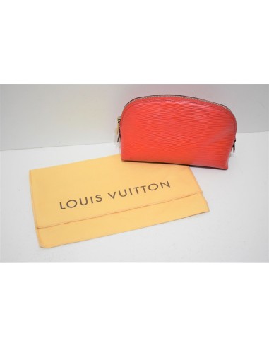 Louis Vuitton, Pochette cosmétique en cuir épi corail les ligaments