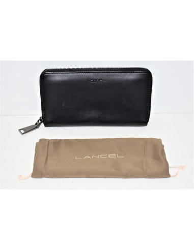 Lancel, Portefeuille compagnon "french flair" en cuir noir l'évolution des habitudes 