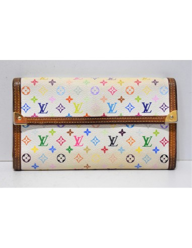 Louis Vuitton, Portefeuille INTERNATIONAL, en toile monogram multicolor et cuir votre restaurant rapide dans 