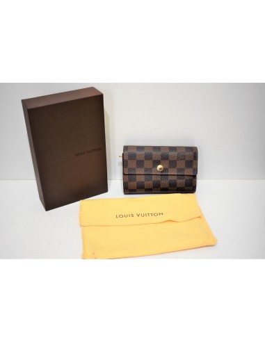 Louis Vuitton, Portefeuille TRESOR  en toile enduite damier ébène ph2 de la marque