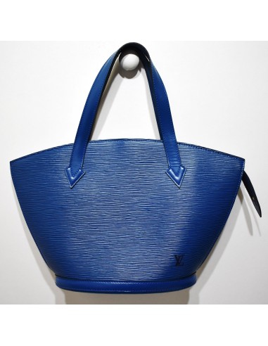 Louis Vuitton, Sac " Saint Jacques PM " en cuir épi bleu votre restaurant rapide dans 