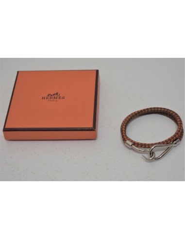 Bracelet double tour en cuir tressé " jumbo ", Hermès prix pour 